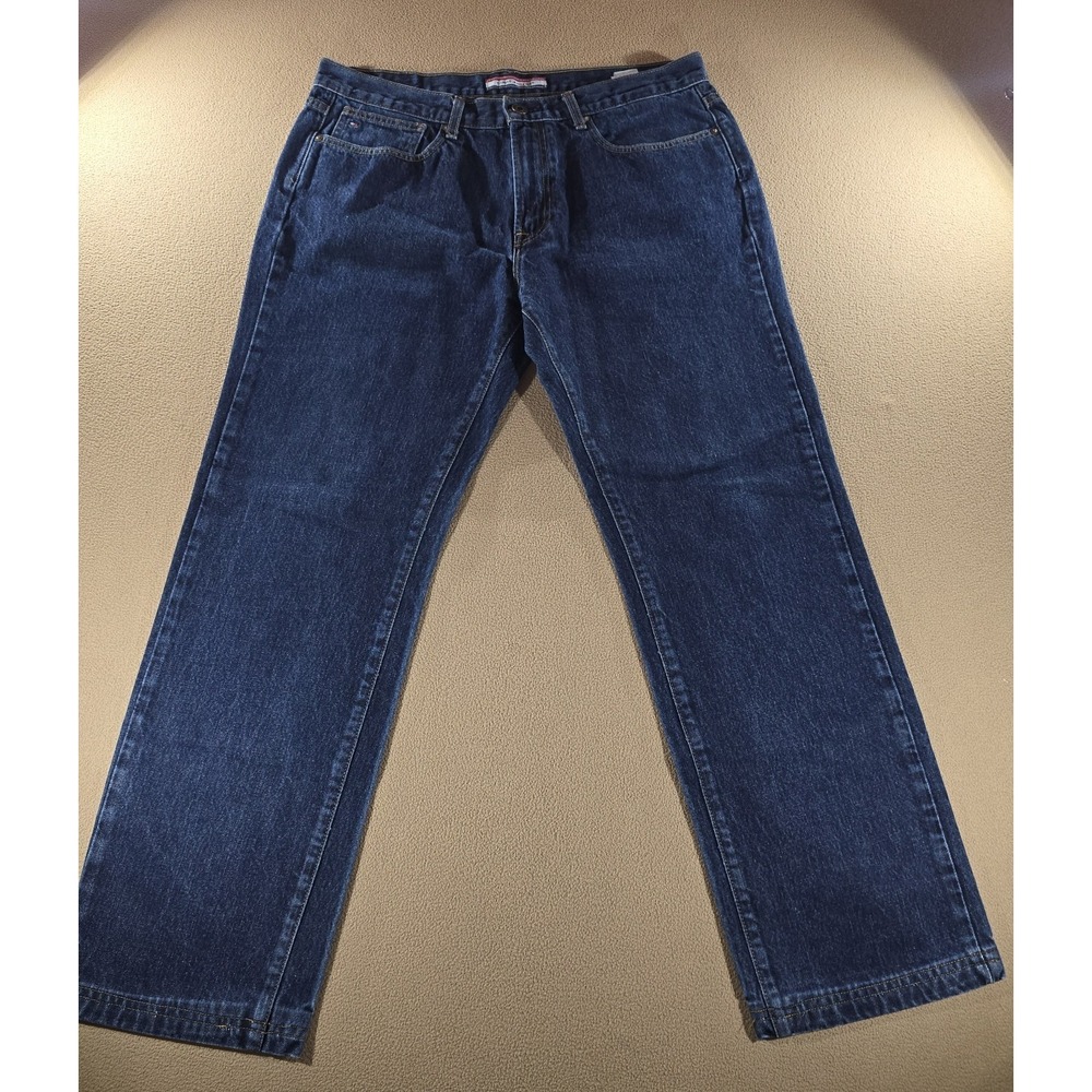 Tommy Hilfiger W36/L34‎ Men's Straight Leg Jeans - Dark Wash